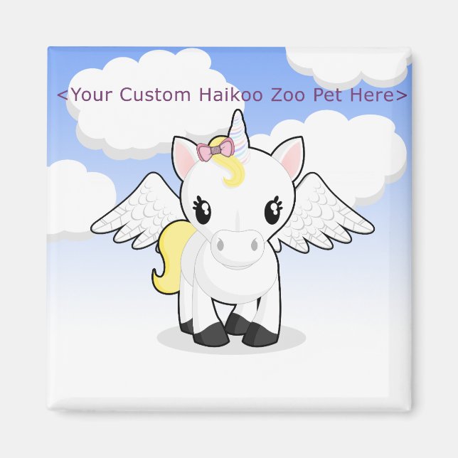 Custom Haikoo Zoo Magnet (Vorne)