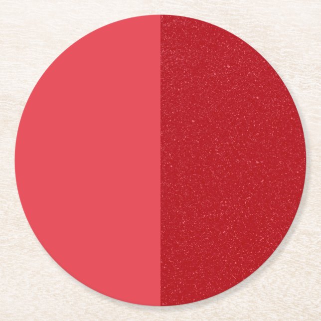 Custom Half-Noise Tomato Red Untersetzer (Set von  (Vorderseite)