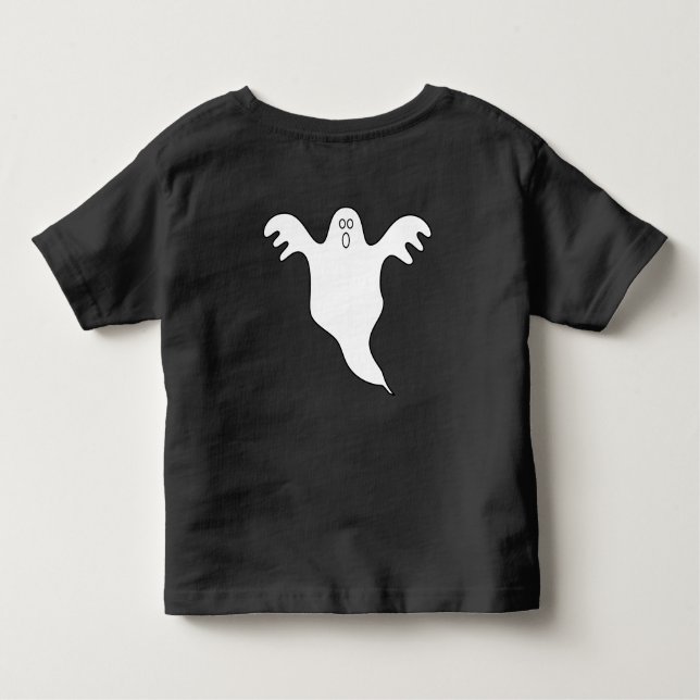 Custom HALLOWEEN COSTUME Funny Niedlich Baby Klein Kleinkind T-shirt (Rückseite)
