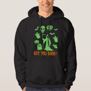 Custom Halloween Grim Sensenmann Pun sehen Sie bal Hoodie