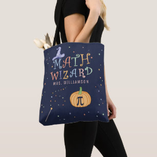 Custom Halloween Mathe Wizard Pumpkin Pi Teacher