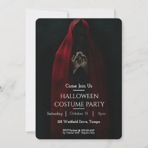 Custom Halloween-Party Einladung Woman Nun