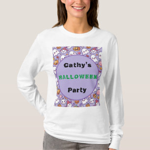 Custom Halloween-Party Ghosts and Pumpkins Shirt