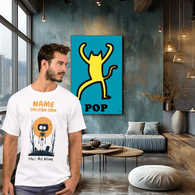 Custom Halloween Skeleton Crew T-Shirt (Von Creator hochgeladen)