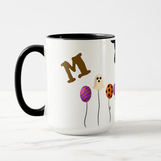 Custom Halloween Tasse - Personalisiert Name Coffe (Links)