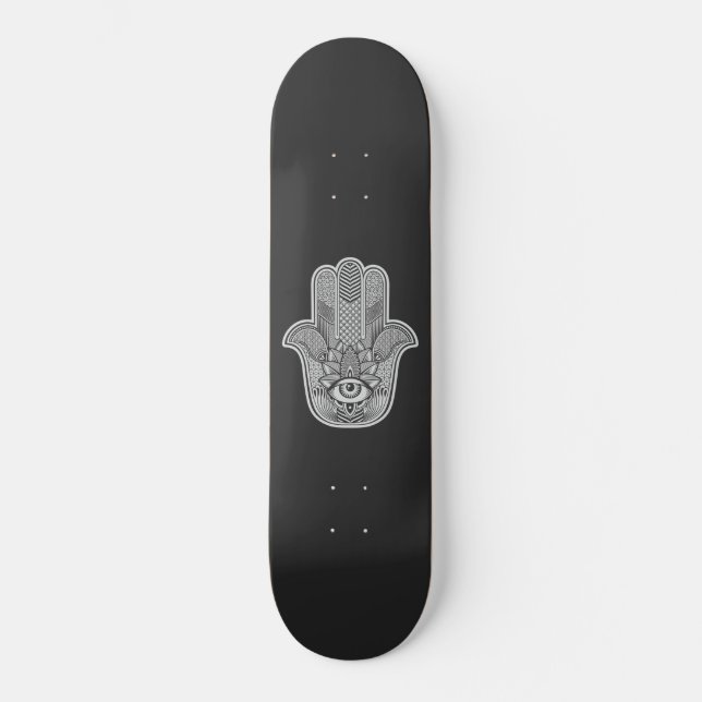 Custom Hamsa Skateboard (Vorderseite)