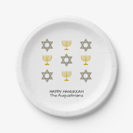 Custom Hanukkah Pappteller