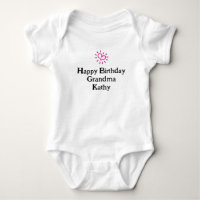 Custom Happy Birthday Oma, Geschenk von Baby,