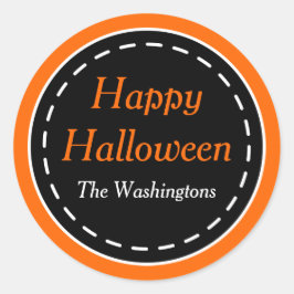 Custom Happy Halloween Stickers