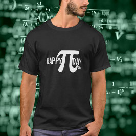 Custom Happy Pi Day mit Jahr und Pi Symbol T-Shirt
