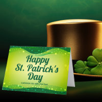 Custom Happy St. Patrick's Day Niedlich Green Spar