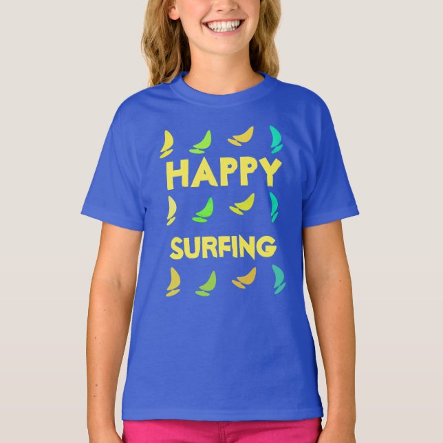 Custom Happy Surfsport T-Shirt (Vorderseite)