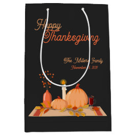 Custom Happy Thanksgiving Mittlere Geschenktüte