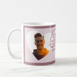 Custom Happy Valentine's Hearts Day Multi-Foto Kaffeetasse