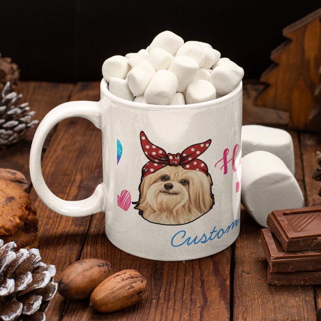 Custom Havanese Mama Niedlich Muttertag Hund Lover Kaffeetasse (Von Creator hochgeladen)