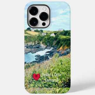 Custom Heart Bessys Cove Penzance Cornwall Foto iPhone 14 Pro Max Hülle