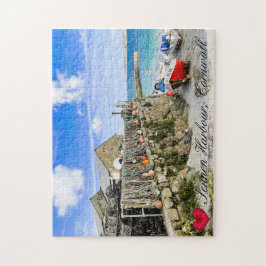 Custom Heart Sennen Hafenboote Cornwall Foto Puzzle