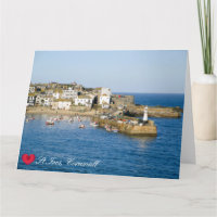 Custom Heart St Ives Harbour Pier Cornwall Foto