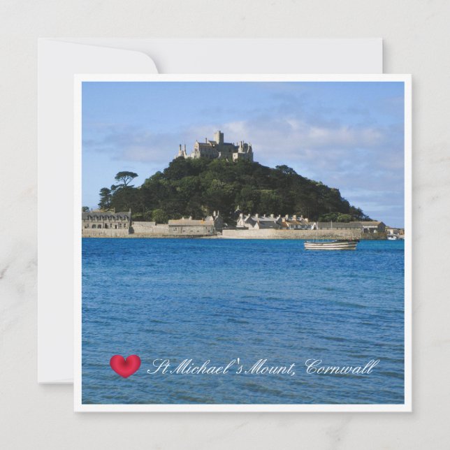 Custom Heart St Michaels Mount Cornwall Foto (Vorderseite)