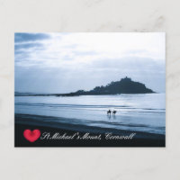 Custom Heart St Michaels Mount Cornwall + Pferde