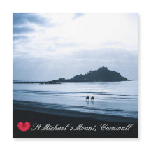 Custom Heart St Michaels Mount Cornwall + Pferde