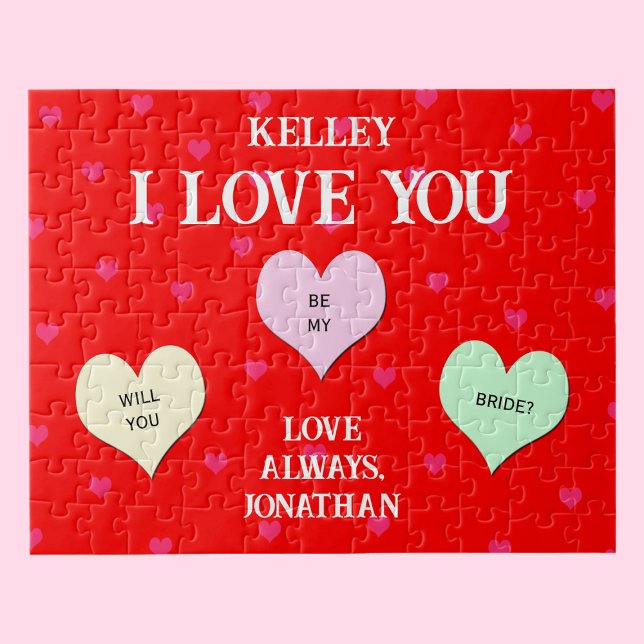 Custom Heart werden Sie meine Bridge Jigsaw Puzzle (Von Creator hochgeladen)