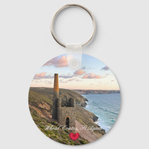 Custom Heart Wheart Coates St Agnes Cornwall Foto Schlüsselanhänger