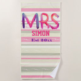 Custom - Herr und Frau Strandtuch