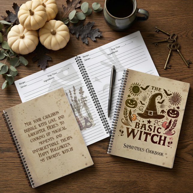 Custom Hexenhut Cotattcore Pumpkins Halloween Notizbuch (Von Creator hochgeladen)
