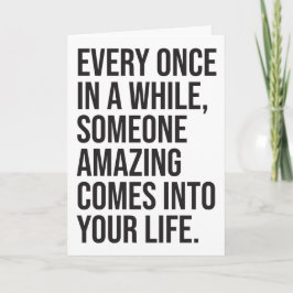 CUSTOM Hier bin ich Sarcastic Romantischer Spaß Fu Karte