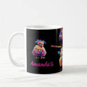 Custom Hippie Chick Paint Spritzer Groovy Kaffeetasse