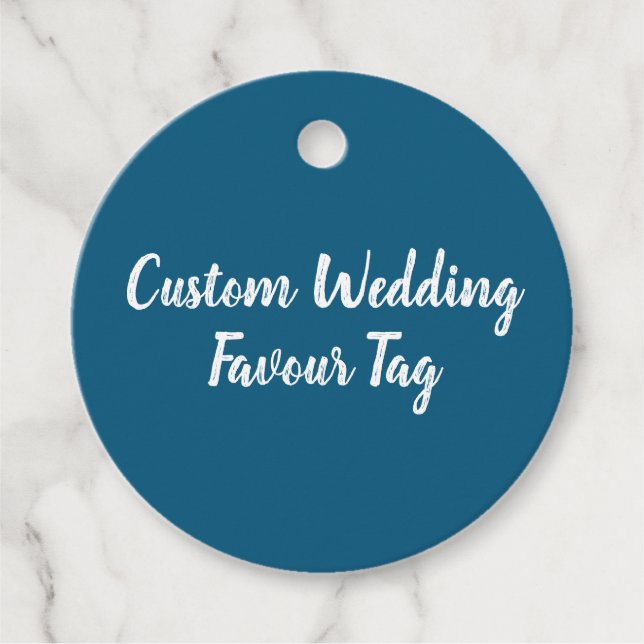 Custom Hochzeit Geschenkanhänger (Vorderseite)