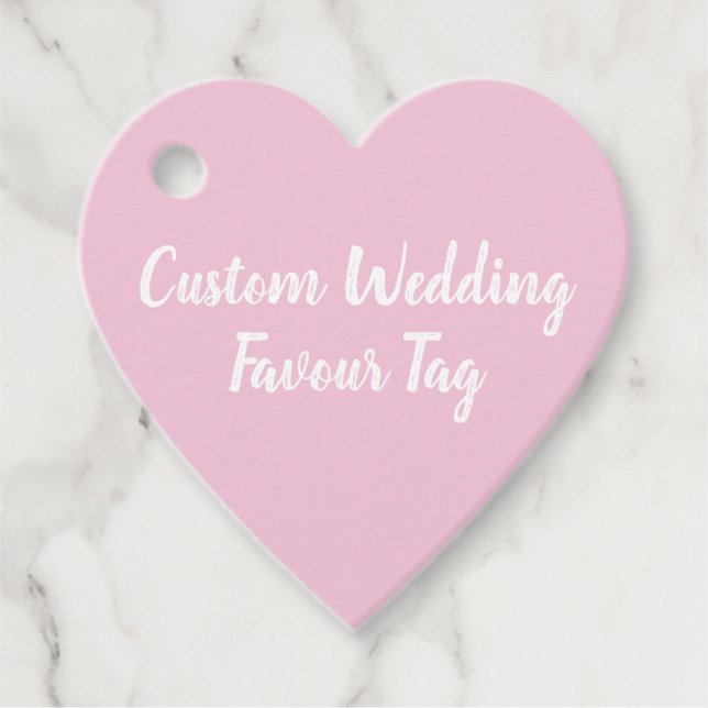 Custom Hochzeit Geschenkanhänger (Vorderseite)