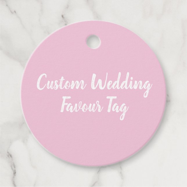 Custom Hochzeit Geschenkanhänger (Vorderseite)