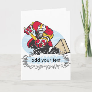 Custom Hockey Player Karte