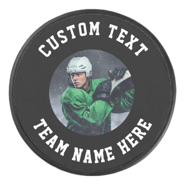 Custom Hockey Puck – Add Your Design Here (Vorderseite)