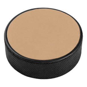 Custom Hockey Puck in Warm Sand