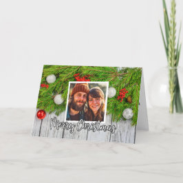Custom Holiday Foto Template Frohe Weihnachten