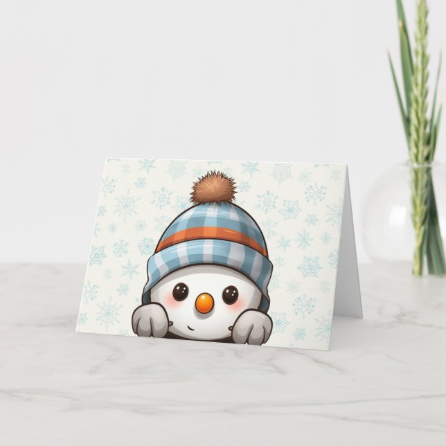 Custom Holiday Greeting Card  Karte (Vorderseite)