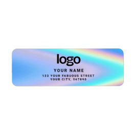 Custom Holographic Business Logo Return Address