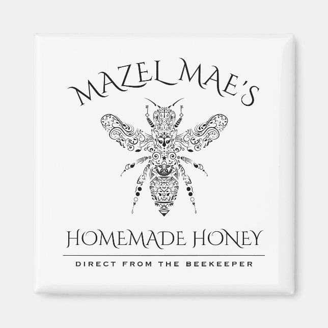 Custom Homemade Honey Magnet (Vorne)