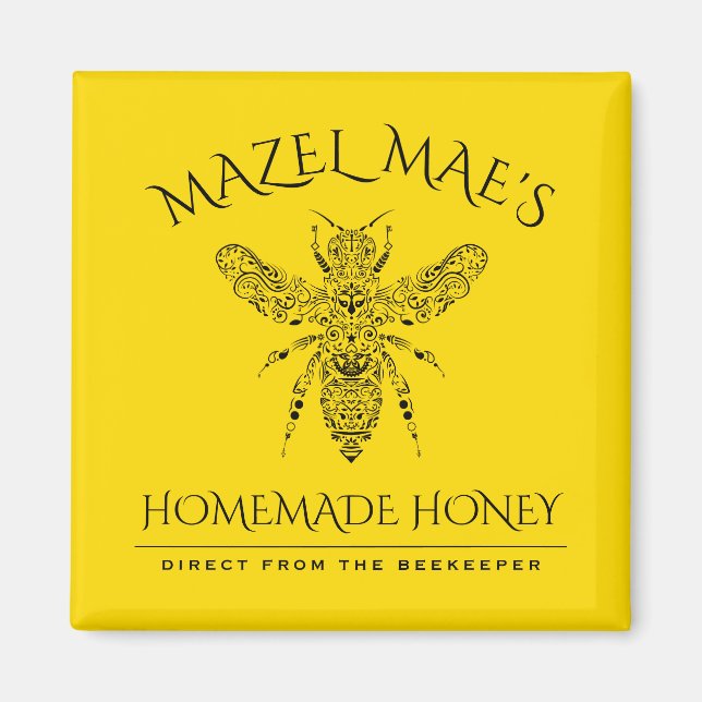 Custom Homemade Honey Magnet (Vorne)