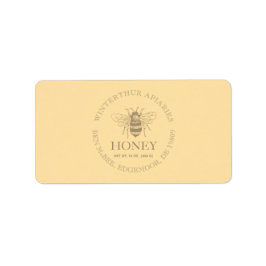 Custom Honey Business Promotional Adressaufkleber