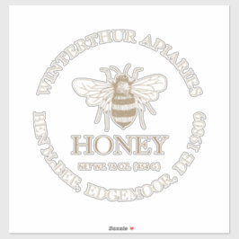 Custom Honey Business Promotional Aufkleber