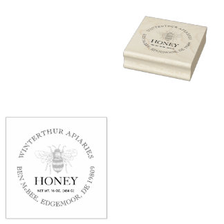 Custom Honey Business Promotional Gummistempel
