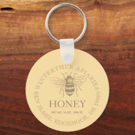 Custom Honey Business Promotional Schlüsselanhänger