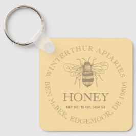 Custom Honey Business Promotional Schlüsselanhänger