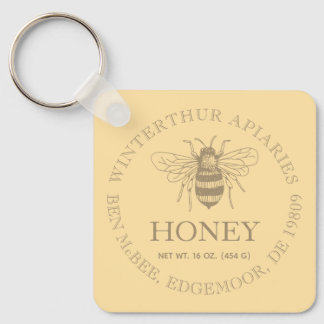 Custom Honey Business Promotional Schlüsselanhänger
