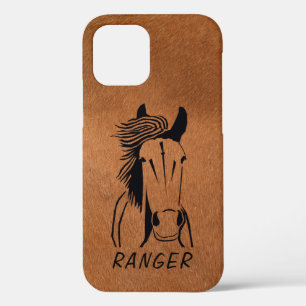 Custom Horse Apple IPhone 12 (Tough) Handy Case