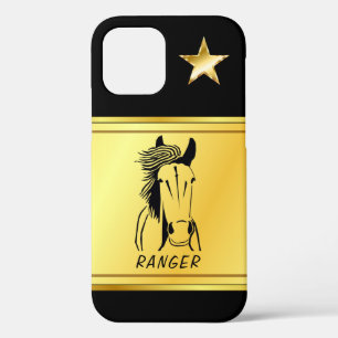Custom Horse Apple IPhone 12 (Tough) Handy Case